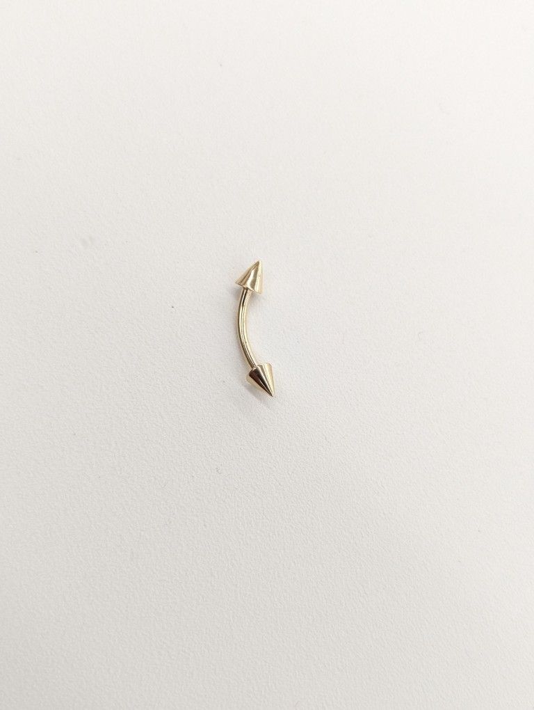 14kt Real Gold eyebrow Piercing