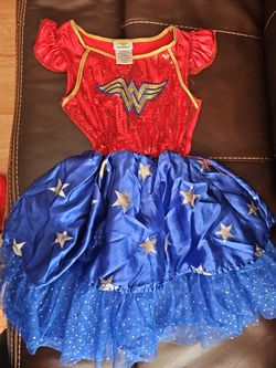 Wonder Woman Costume Dress For Girls