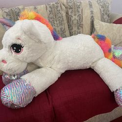 Big Unicorn Stuffed Animal 