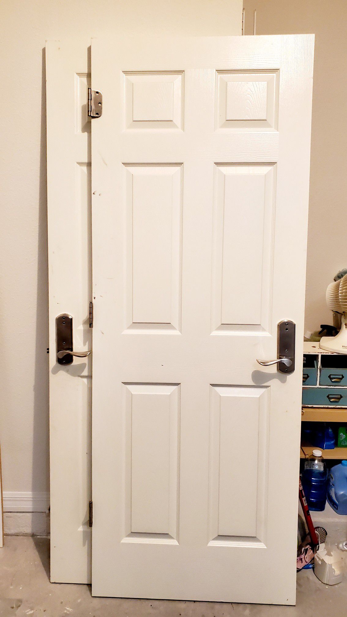 White doors 30x80 with security lock
