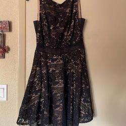 City Studio Black Lace Dress Size 11