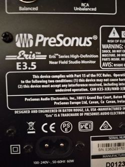 PreSonus Eris 3.5 by Fender