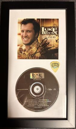Luke Bryan Autographed CD Framed