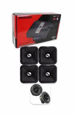POWERFUL VOICE PACKAGE KICKER AUDIO AND BULLET TWEETERS
