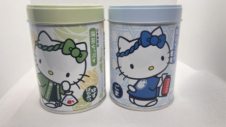 2 Hello Kitty Tin Container 