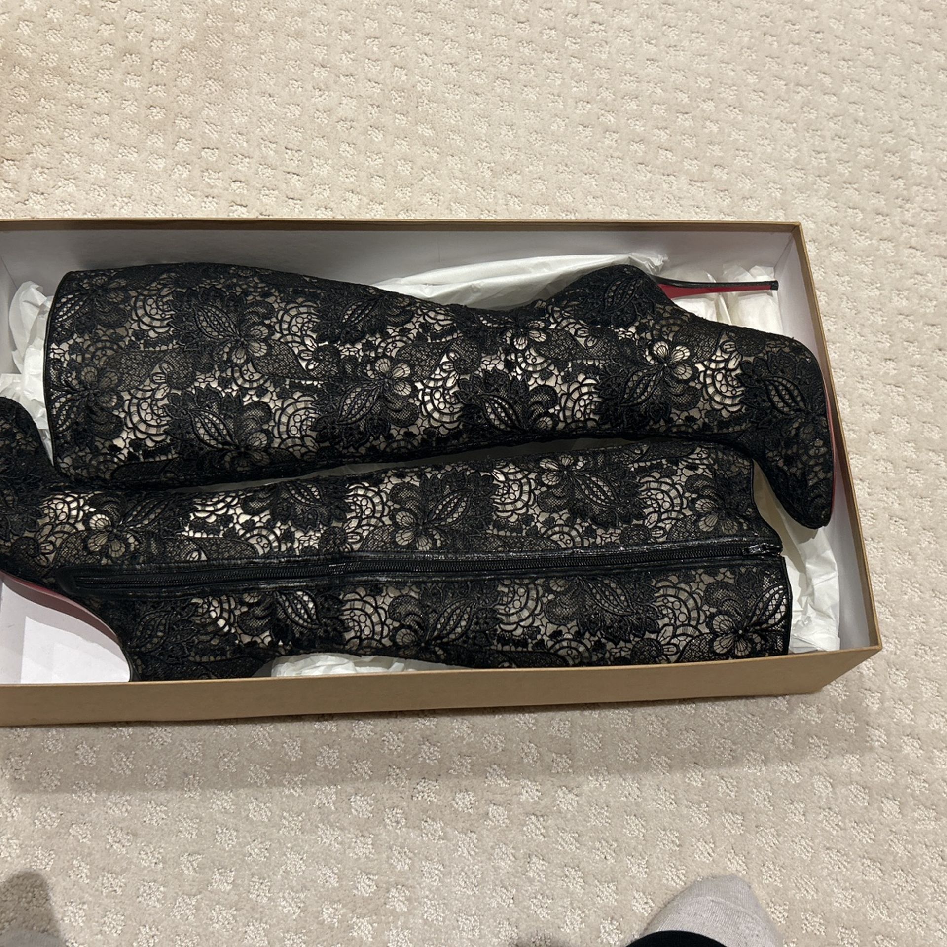 Christian Louboutin lace