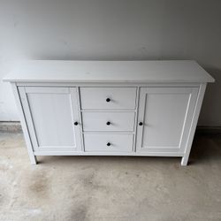 White IKEA Office Storage Cabinet 