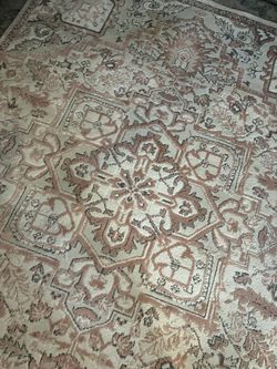 Unique Mandala Wool Rug In Like New Condition