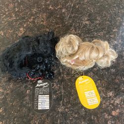Two Doll Wigs- Sizes 10-11 And 12-13