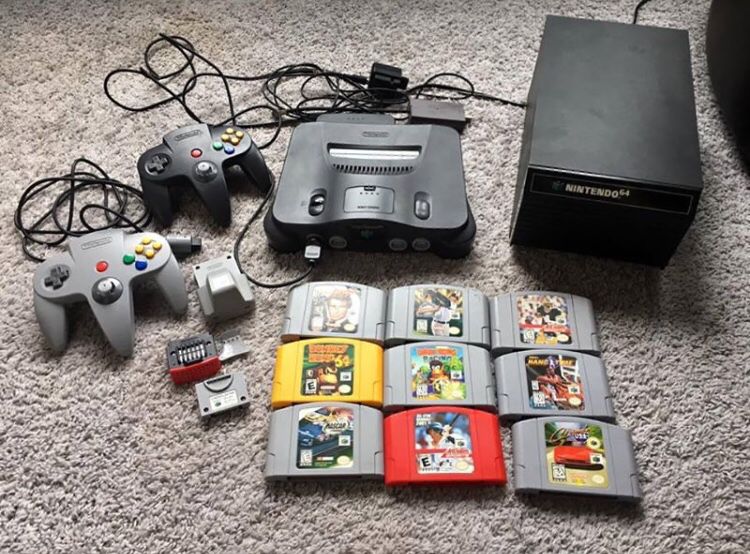 Nintendo 64 System/Games/Controllers/Accessories