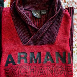 LIKE NEW- Men’s Logo Shawl Sweater MEDIUM