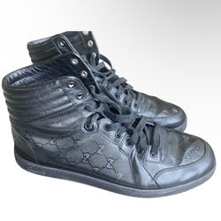 Gucci high top sneakers (Good condition) sz 11.5