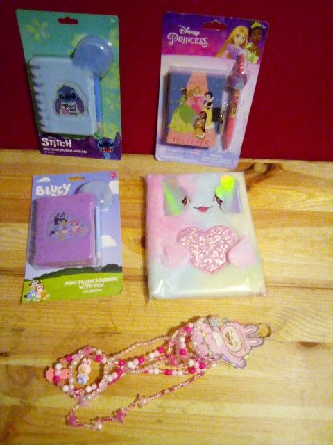 Mini Stationary Diary Books With Pen Or A Piece Jewelry Set $4 Each