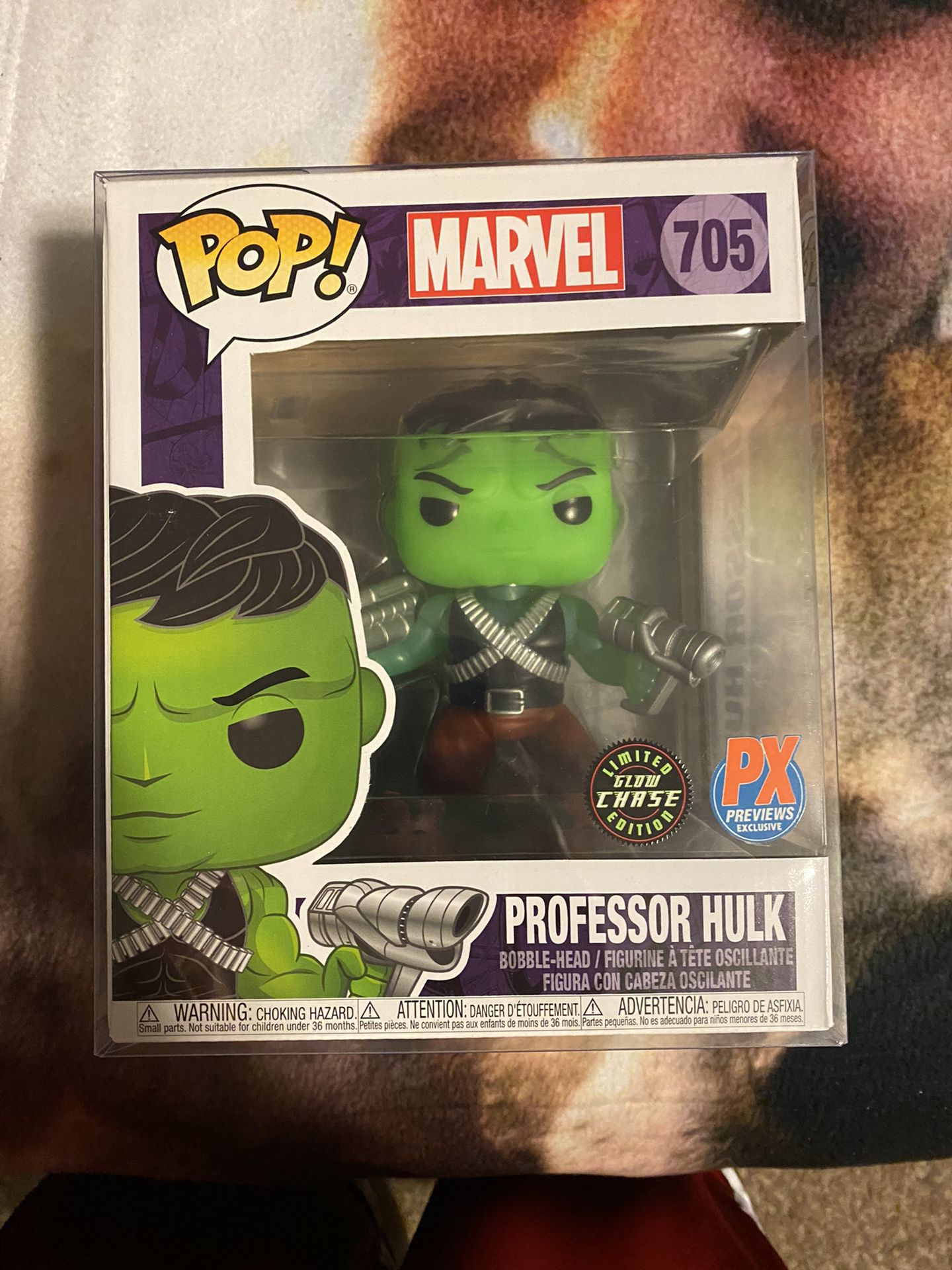 Professor Hulk 6 Inch Funko Pop Glow In The Dark Chase (Mint) 