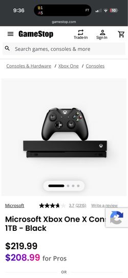 Xbox one x refurbished brad new