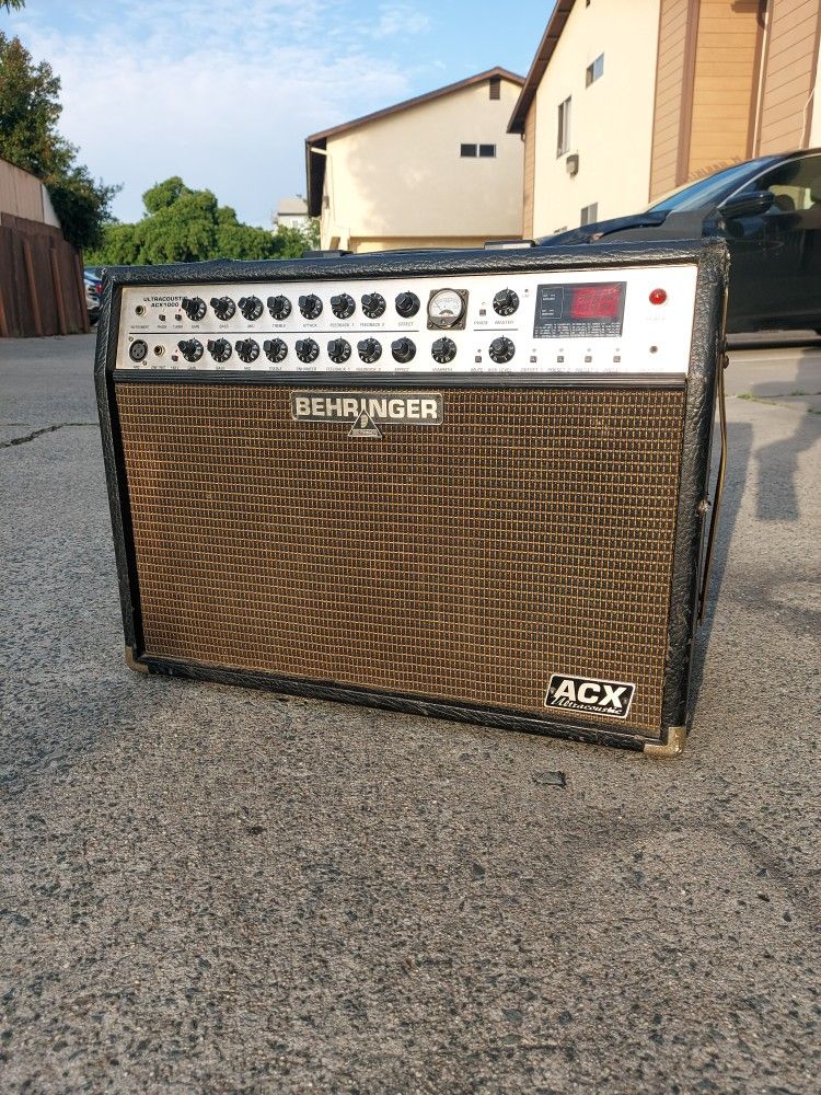 Behringer ULTRACOUSTIC ACX1000 2x60W Acoustic Amp for Sale in San