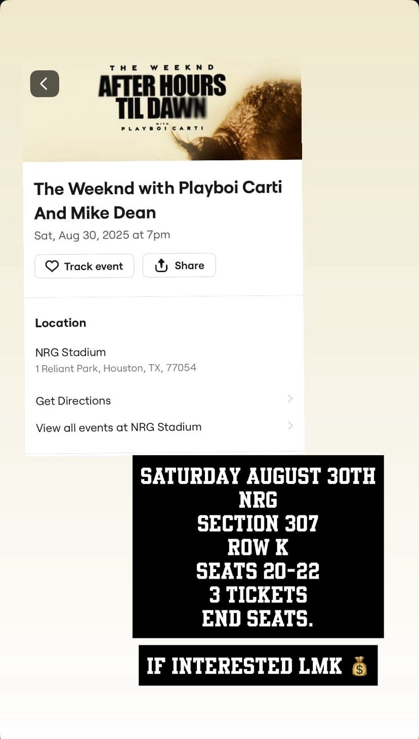 The Weekend Tickets