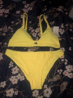 XL yellow bathing suit