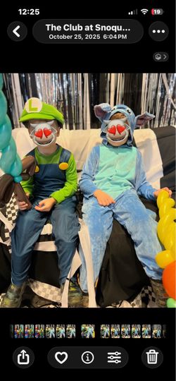 Stitch & Mario 8-10 Luigi 5-8