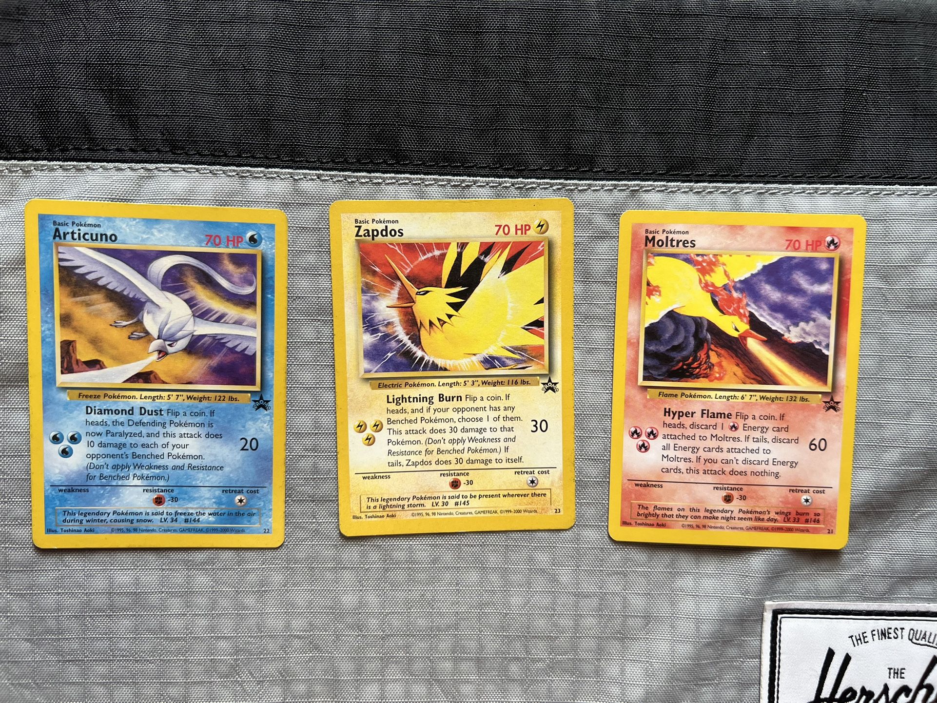 Legendary Bird Trio Pokémon Movie Promo Cards