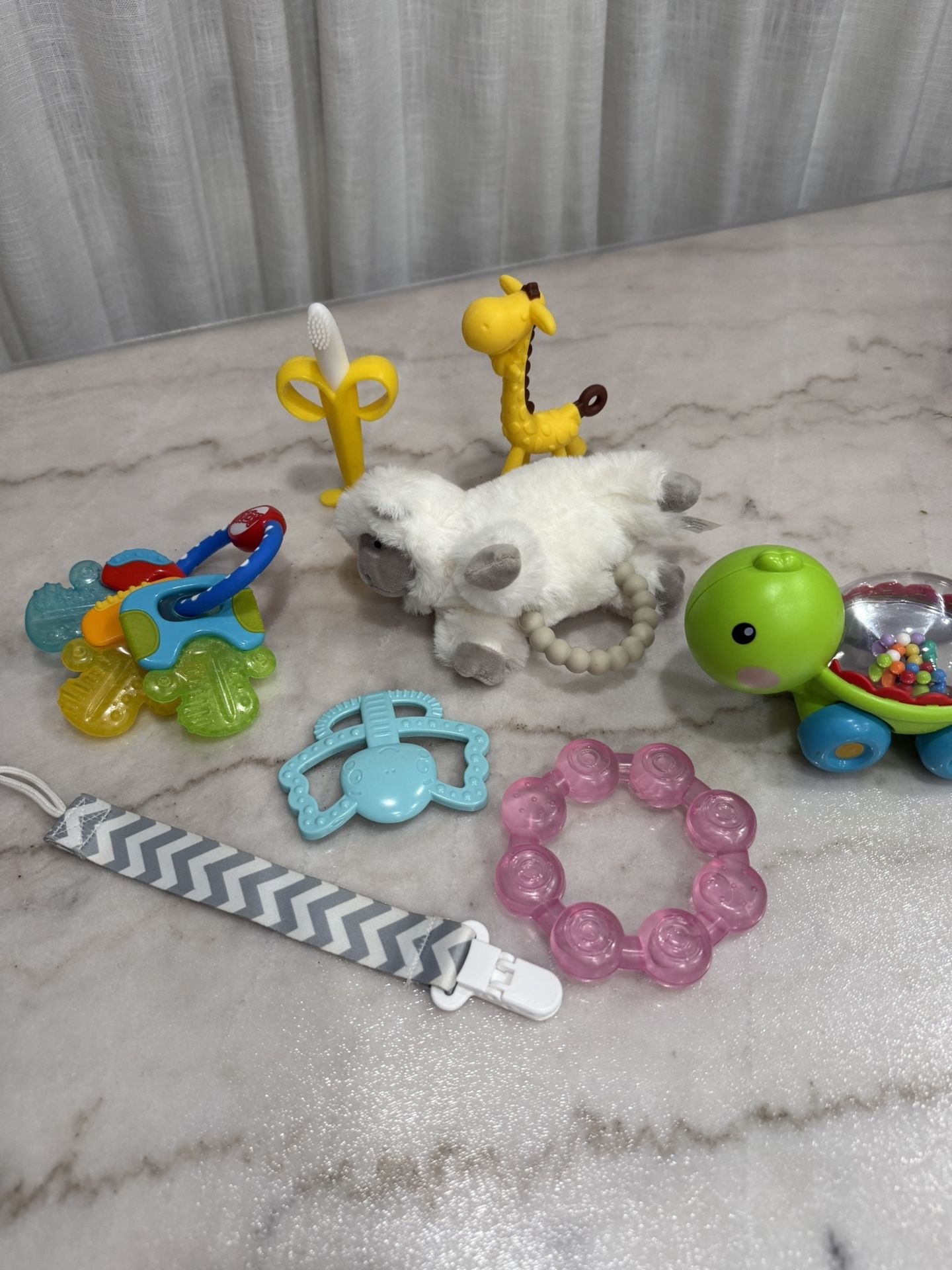 π’ Baby Teether & Rattle Toy Bundle β 8-Piece Set