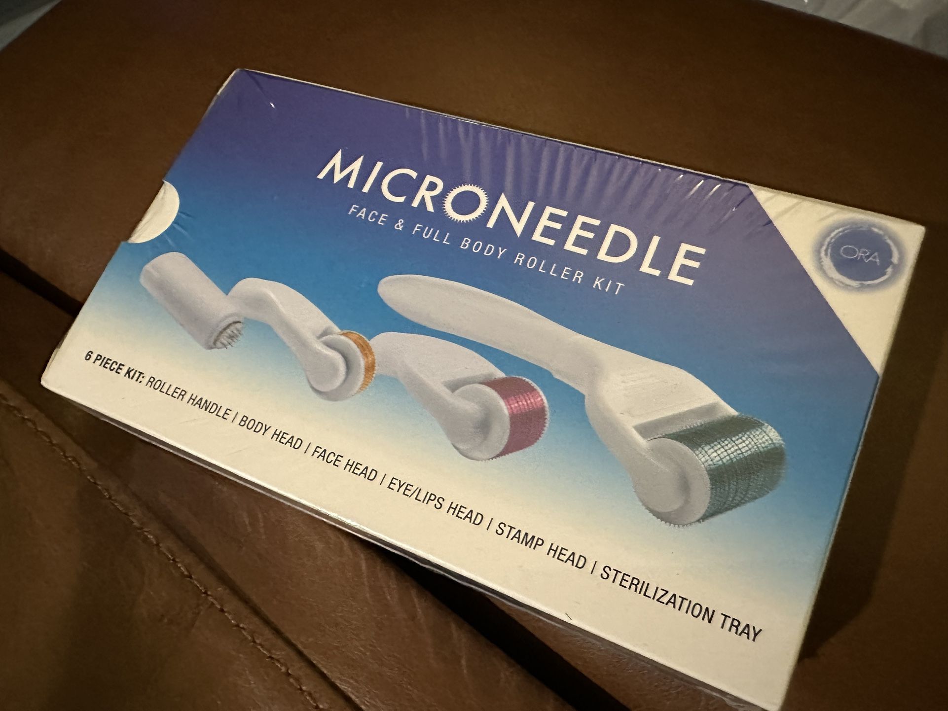 NEW Ora Microneedle Face & Full Body Roller 6 Piece Kit