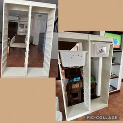 Two storage frame for ikea boxes