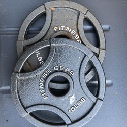 Fitness Gear Pair of 10 Lb Plates