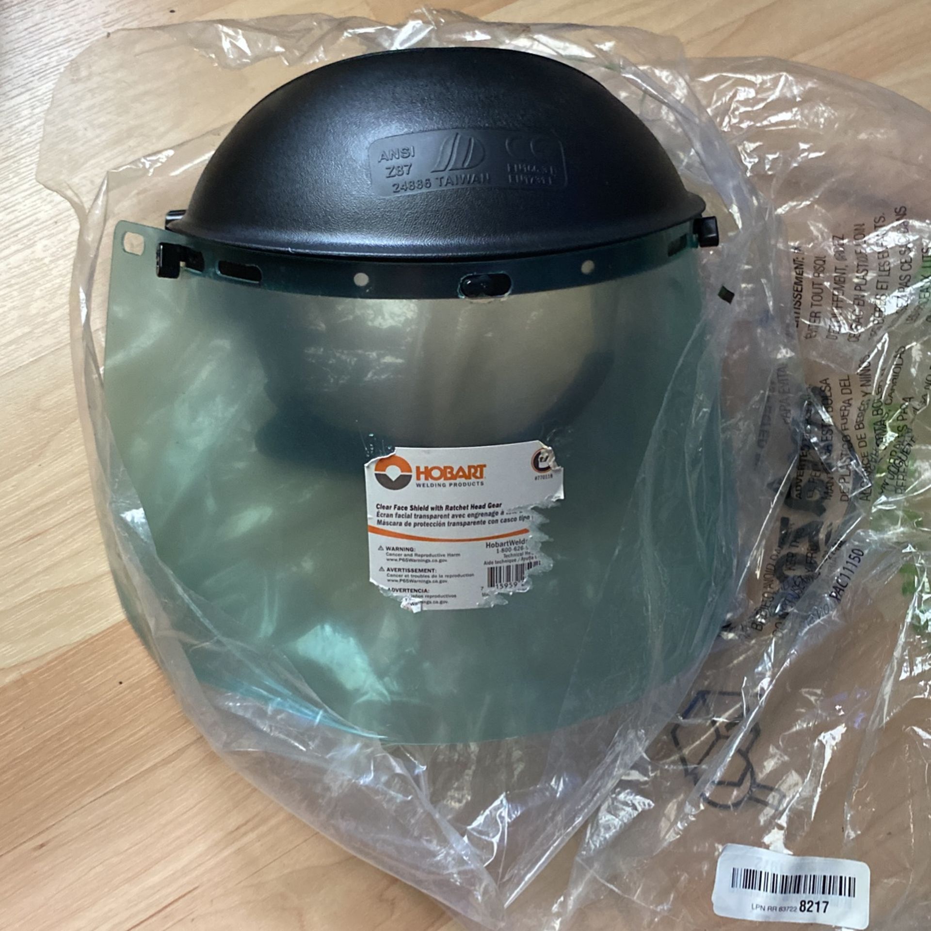 Hobart Face shield Like New
