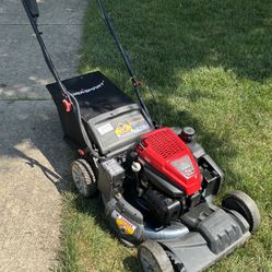 Troy Bilt Self Propelled Lawn Mower with Bag  