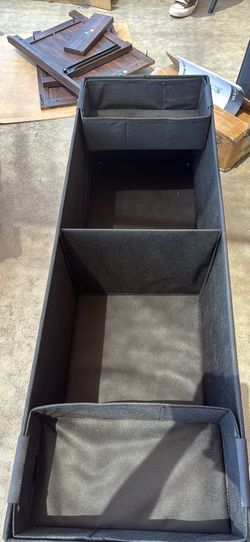 Faux Leather Storage Ottoman Bench
