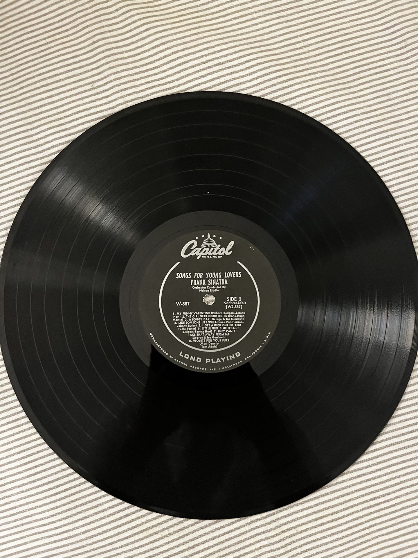 Frank Sinatra Swing Easy / Songs For Young Lovers 2 Albums On One Record!
