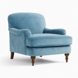 The Inside English Roll Arm Chair – NEW / Open Box – Free Delivery