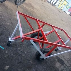 Lumber Carrier. Car Charging For Construction Supplies Metal,Wood Etc. Heavy Duty Car.