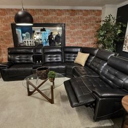 For Sale - 100% Leather Electric Recliner Sectional!!! Ask For Price!!! Preguntar Por Precio 