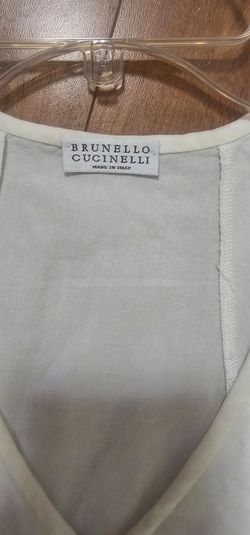 Brunello Cucinelli White dress