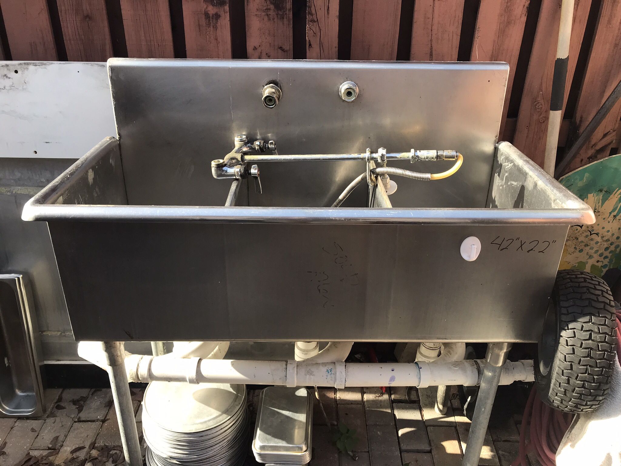 Fregadero Comercial Mediano Listo Para Instalar X250$