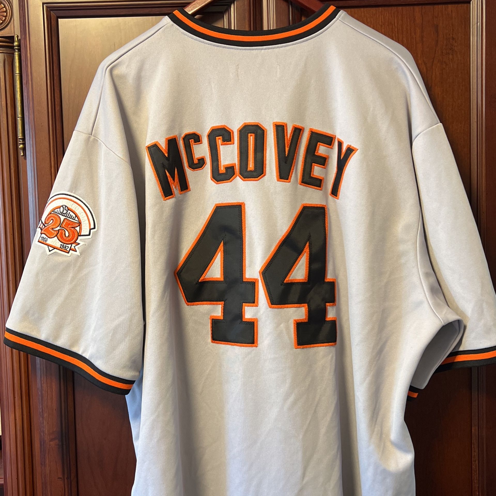 SF Giants Willie McCovey 25 Anniversary #44 Jersey