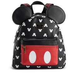 Brand New! Disney Mickey Mouse Mini Backpack Size 11”X10.5”