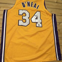* Los Angeles Lakers  * Shaquille O’neal SHAQ  * X L  * Autographed Jersey  * BGS DNA 