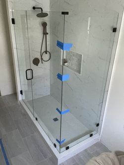 Shower door glass puertas de vidrio para baños