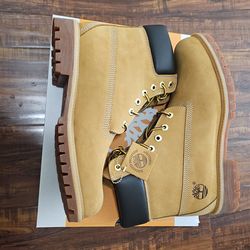 Timberland premium 6 inch waterproof boot wheat nubuck size 10.5