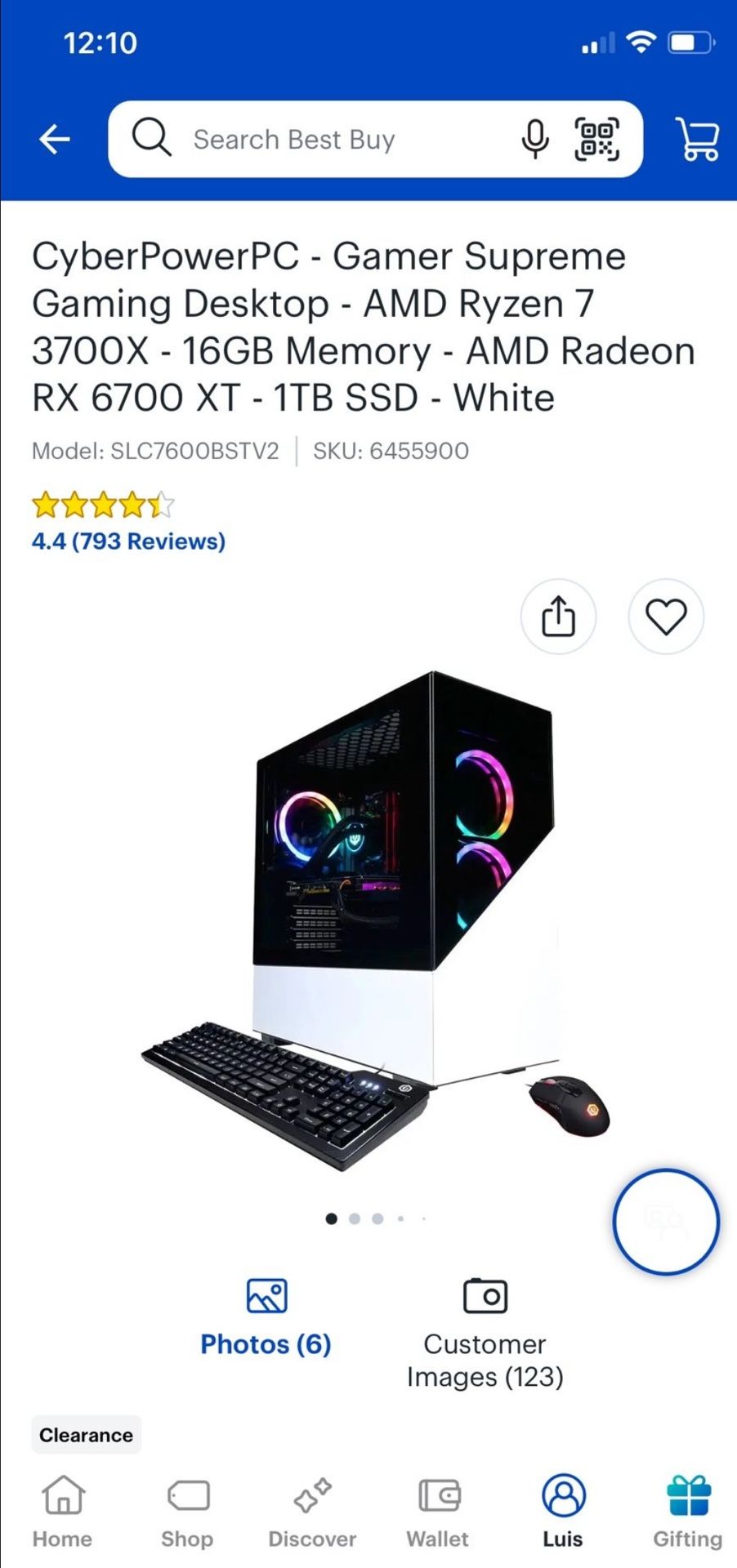 Pc Gaming Semilla Mes