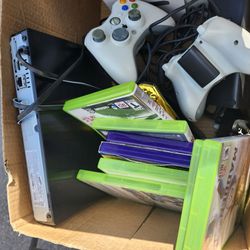 2 Xbox 360 With Games And Controllers 