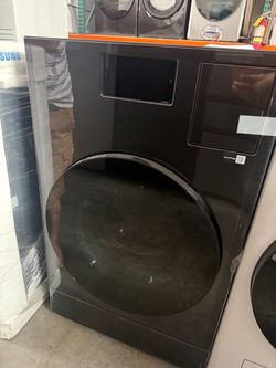 Samsung bespoke washer and dryer all in one. Black stainless steel 5.3 cu ft
