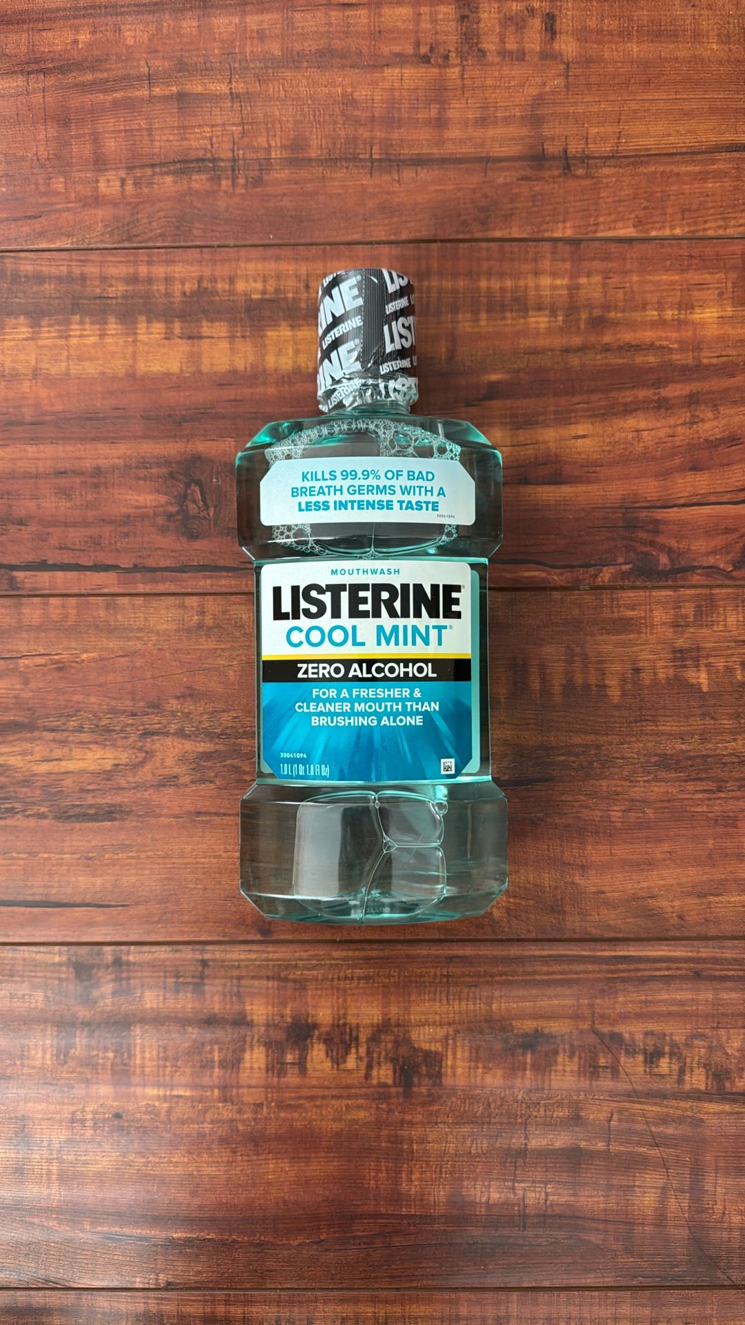 Listerine COOL MINT ZERO ALCOHOL Mouthwash; For A Fresher And Cleaner Mouth Than Brushing Alone: 1 Liter