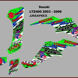 LTZ400 03 TO 08 GRAPHIC KIT 