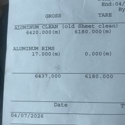I Pickup Your Aluminum Clean Out GAZEBO APPLIANCE RIMS ETC zzz