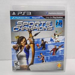 Sports Champions (Sony PlayStation 3, 2012) PS3 Move Complete CIB 