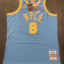 NEW Kobe Bryant Jersey Los Angeles MPLS. #8 Lakers / Dodgers KB #8 #24 / Van Exel /All Star Lower Merion 